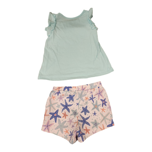 The Children's Place 2pc Toddler Girl Beach Theme Outfit 4T - Picture 2 of 3